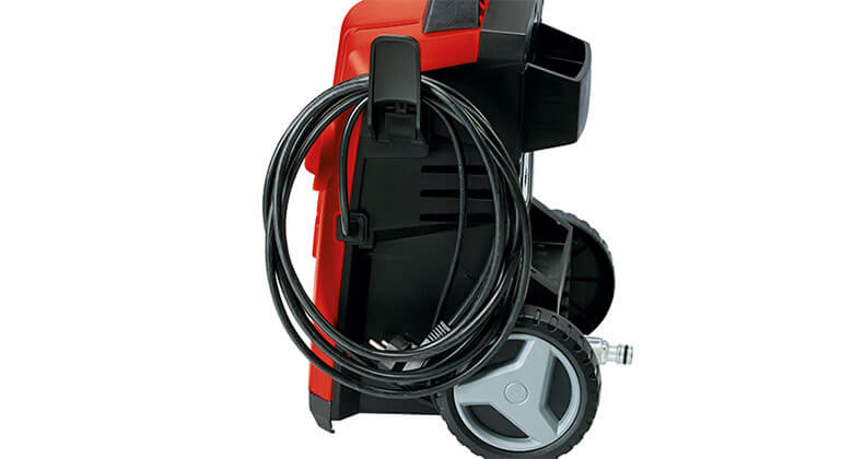 cable holder of a high pressure cleaner